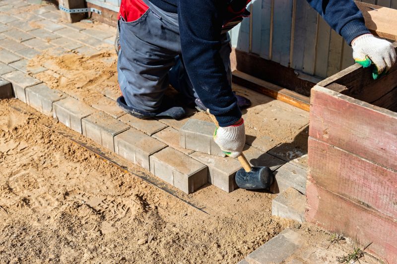 Patio Brick Installation in Warwick, RI